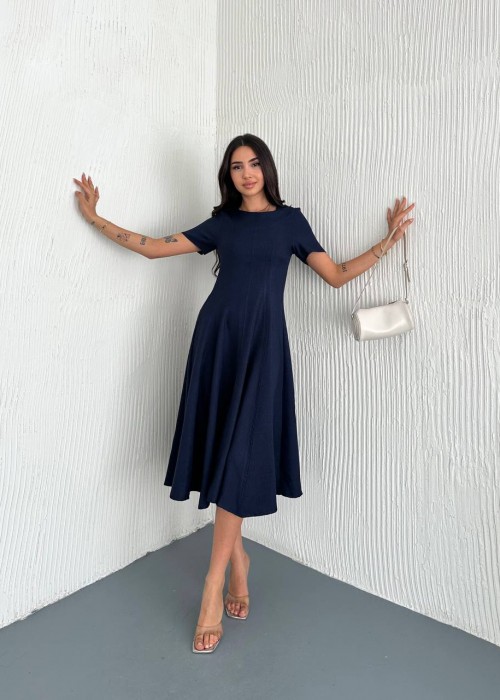 209188 NAVY BLUE DRESS