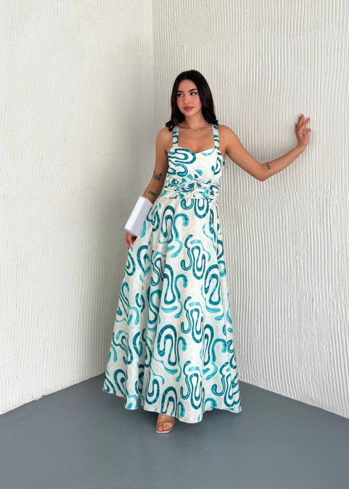 209195 PATTERNED DRESS