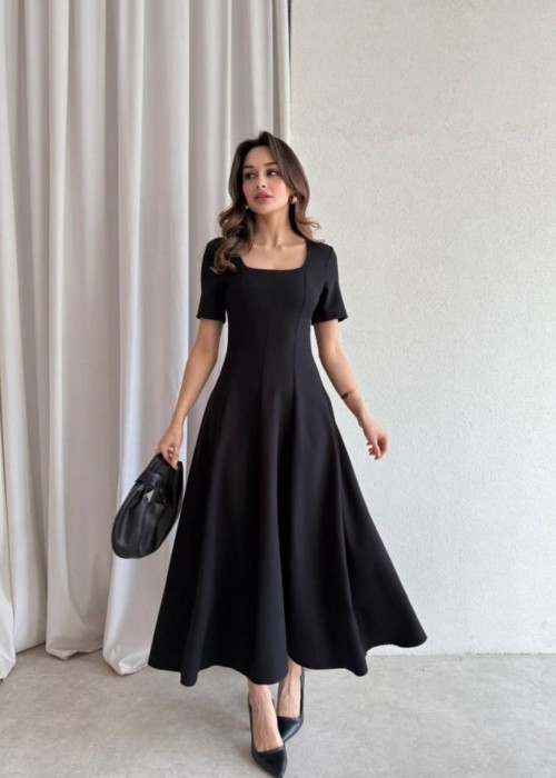 209222 BLACK DRESS