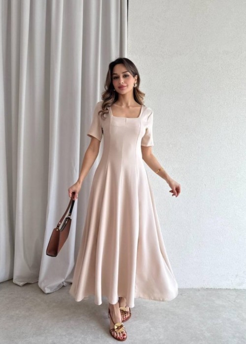 209223 CREAM DRESS