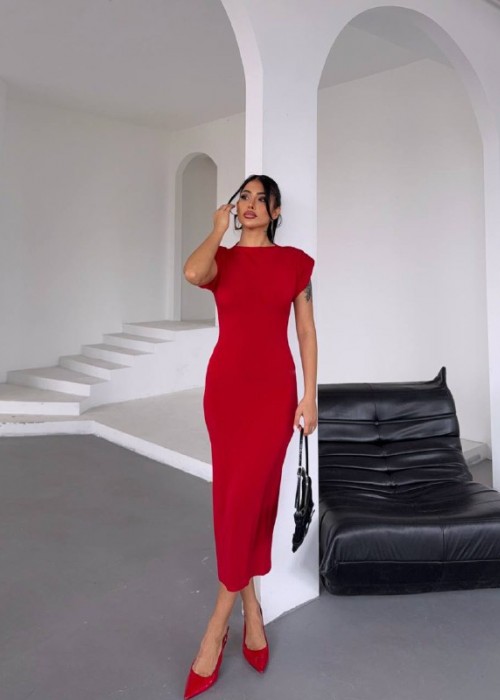 209253 BORDO DRESS
