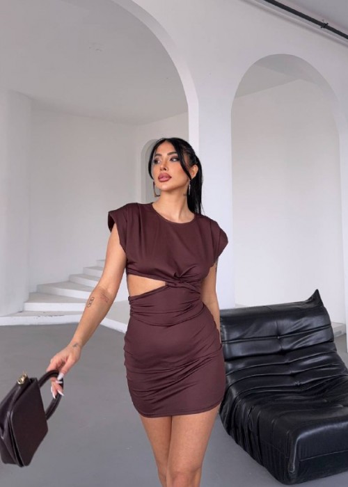 209258 COFFEE DRESS