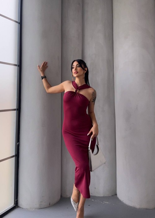 209260 BORDO DRESS