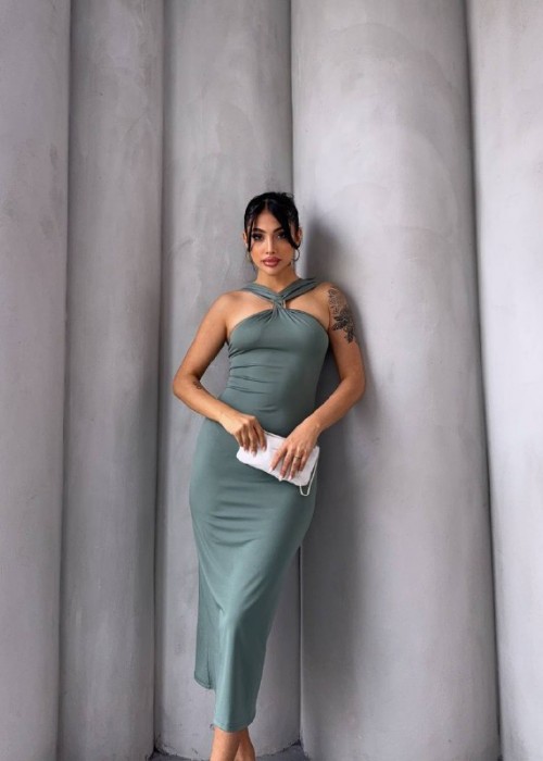 209261 GREEN DRESS