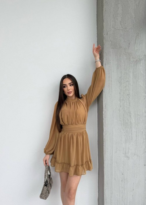 209277 ZIMT KLEID CHIFFON STOFF