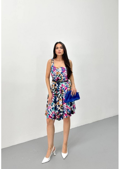 209309 GEMUSTERT KLEID