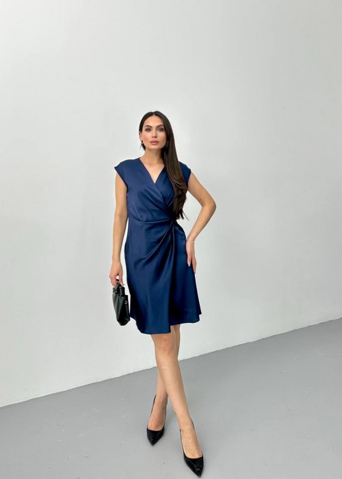 209315 NAVY BLAU KLEID