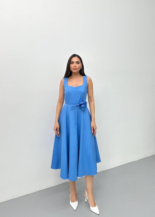 209318 BLAU KLEID