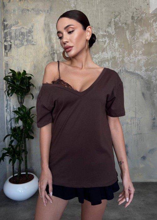 209363 COFFEE BLOUSE