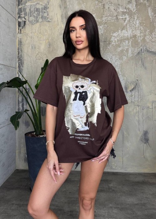 209374 COFFEE T SHIRT 100 % Cotton