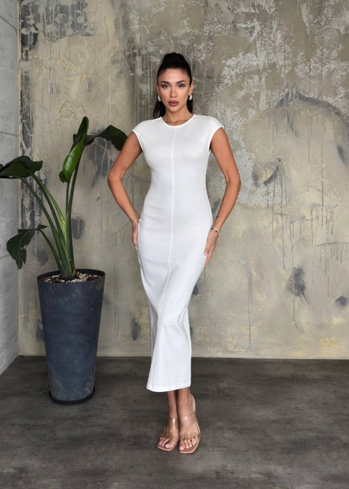 209388 WEISS KLEID