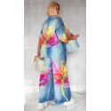 209423 PATTERNED SUİT Import Crepe