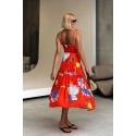 209427 GEMUSTERT KLEID Crep importieren