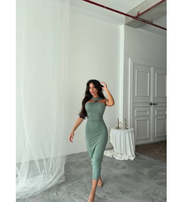 209463 YEŞİL ELBİSE...