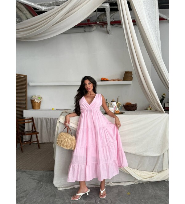 209471 PEMBE ELBİSE