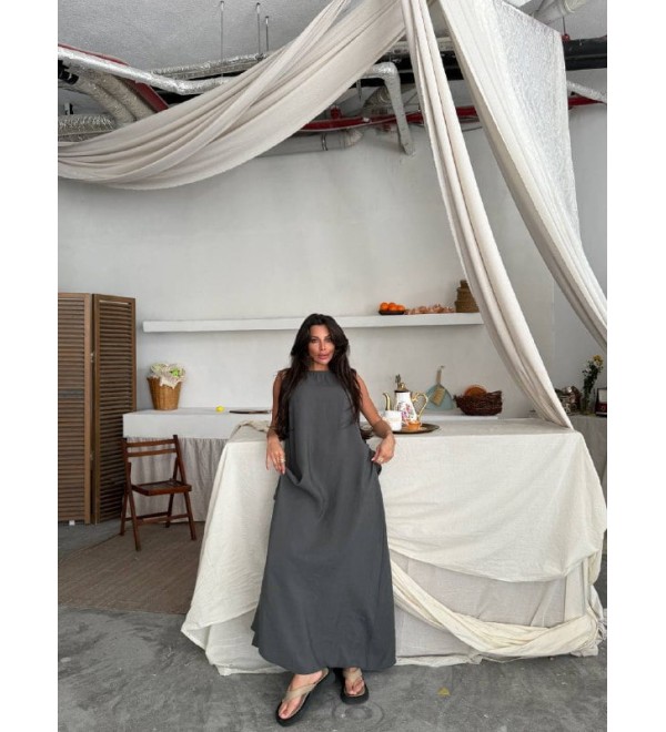209473 ANTRASİT ELBİSE