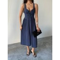 209480 NAVY BLAU KLEID