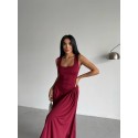 209485 BORDO KLEID
