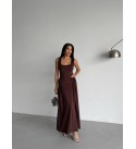 209486 KAHVE ELBİSE