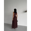 209486 KAHVE ELBİSE