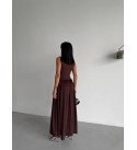 209486 KAHVE ELBİSE