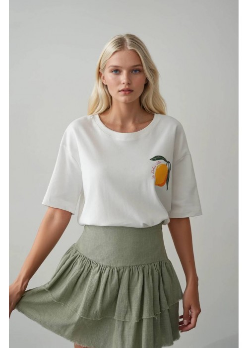 209497 WHITE T SHIRT 100 % Cotton