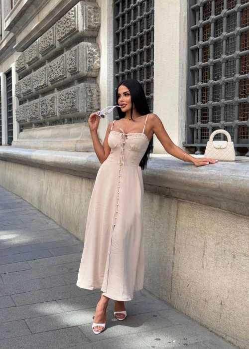 209519 CREAM DRESS