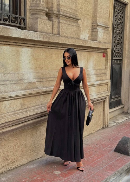 209525 BLACK DRESS POPLIN FABRIC
