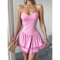 209533 PINK DRESS Lycra