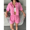 209566 PEMBE TAKIM DENİM