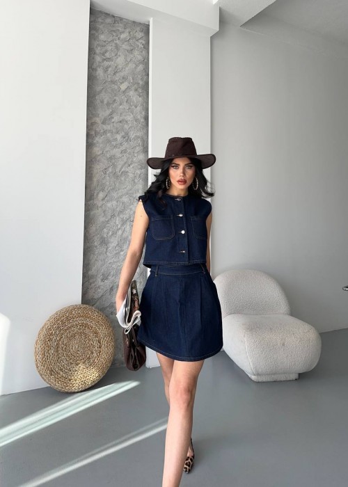 209573 NAVY BLUE SUİT Denim