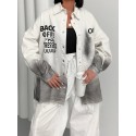 209576 WHITE JACKET Denim