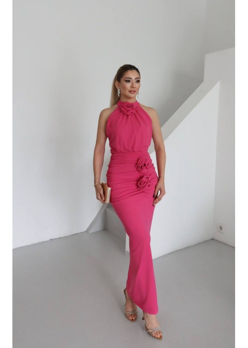 209670 ROSA COCKRAİLKLEİD