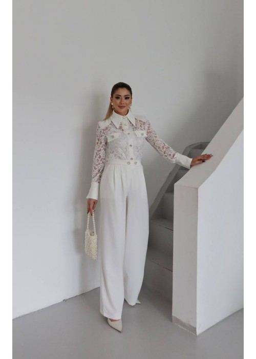 209673 WEISS COCKRAİLKLEİD DAMENANZUG