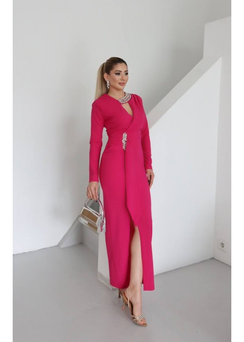 209692 ROSA COCKRAİLKLEİD