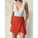 209833 ORANGE SKIRT SHORTS