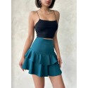 209837 OIL SKIRT SHORTS