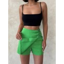 209838 GREEN SKIRT SHORTS
