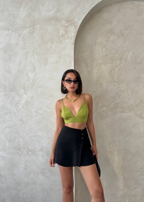 209839 BLACK SKIRT SHORTS