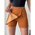 209842 ORANGE SKIRT SHORTS