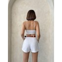 209847 BEYAZ ŞORT GABARDİN KUMAŞ