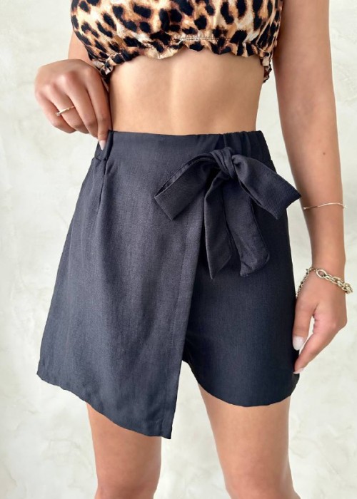 209855 BLACK SKIRT SHORTS