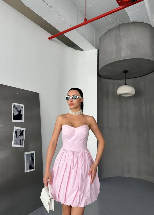 209926 PEMBE ELBİSE