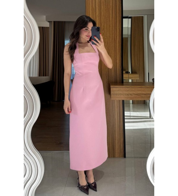 209938 PEMBE ELBİSE