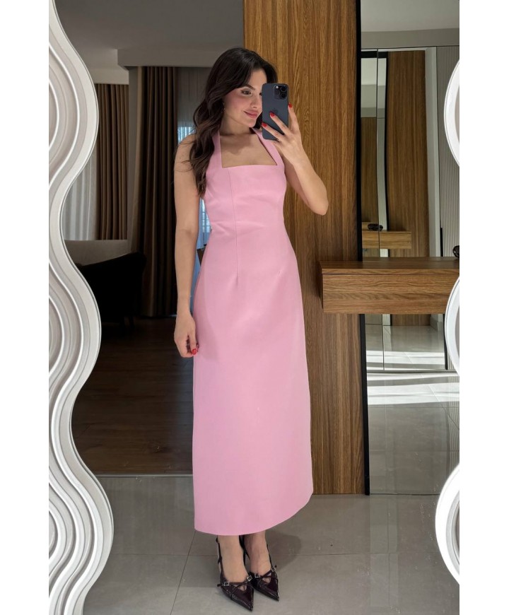 209938 PEMBE ELBİSE