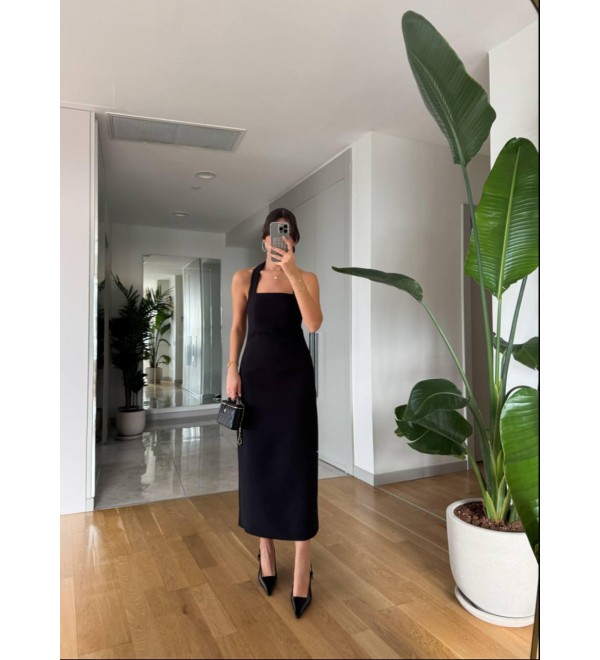 209941 KAHVE ELBİSE