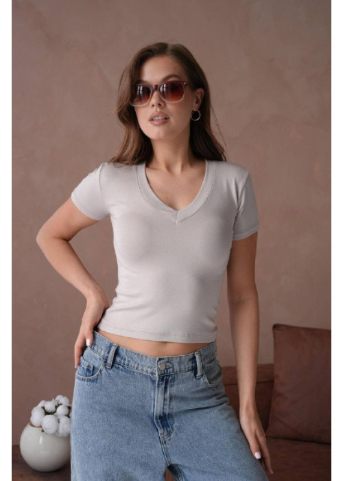 209951 GRAU T SHIRT 100% Baumwolle
