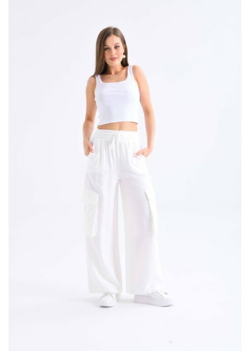 209955 WHITE TROUSERS