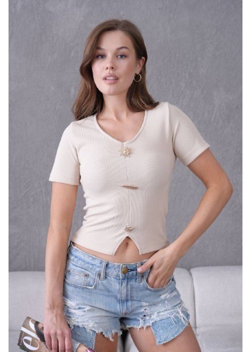 209967 CREAM BLOUSE