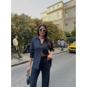210003 SCHWARZ MANNSCHAFT TENCEL STOFF